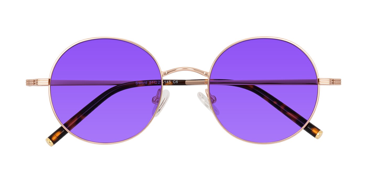 Sword - Rose Gold/Tortoise Tinted Sunglasses