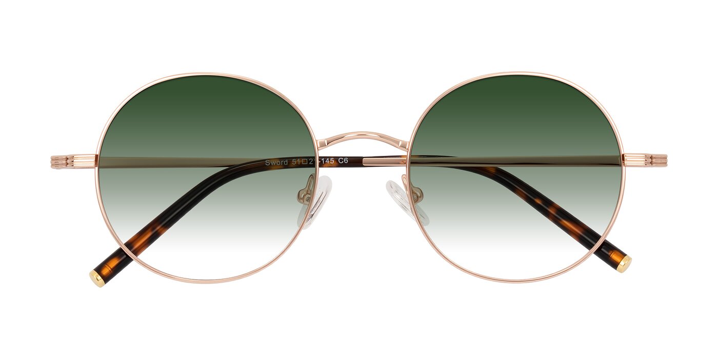 Sword - Rose Gold/Tortoise Gradient Sunglasses