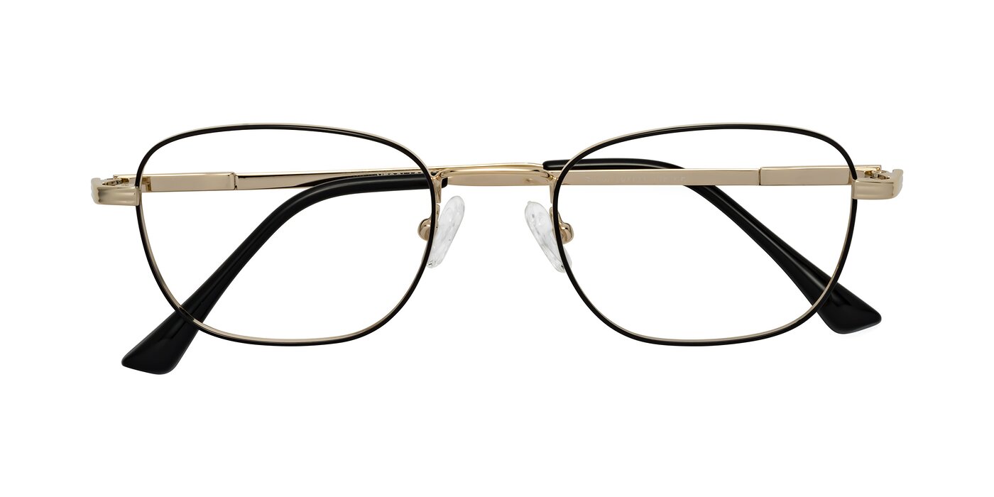 Snow - Black / Light Gold Eyeglasses