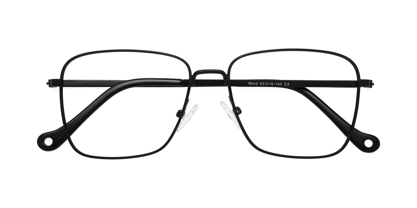 Wind - Matte Black Reading Glasses