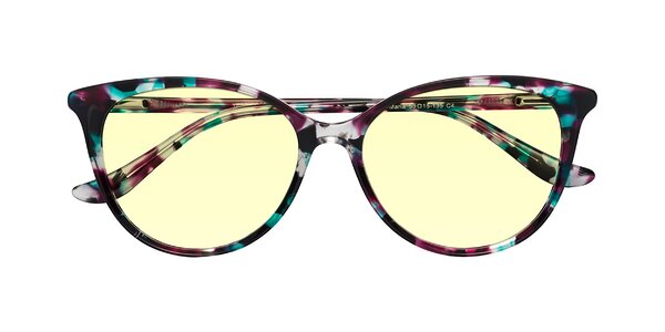 Front of Maria in Floral Tortoise