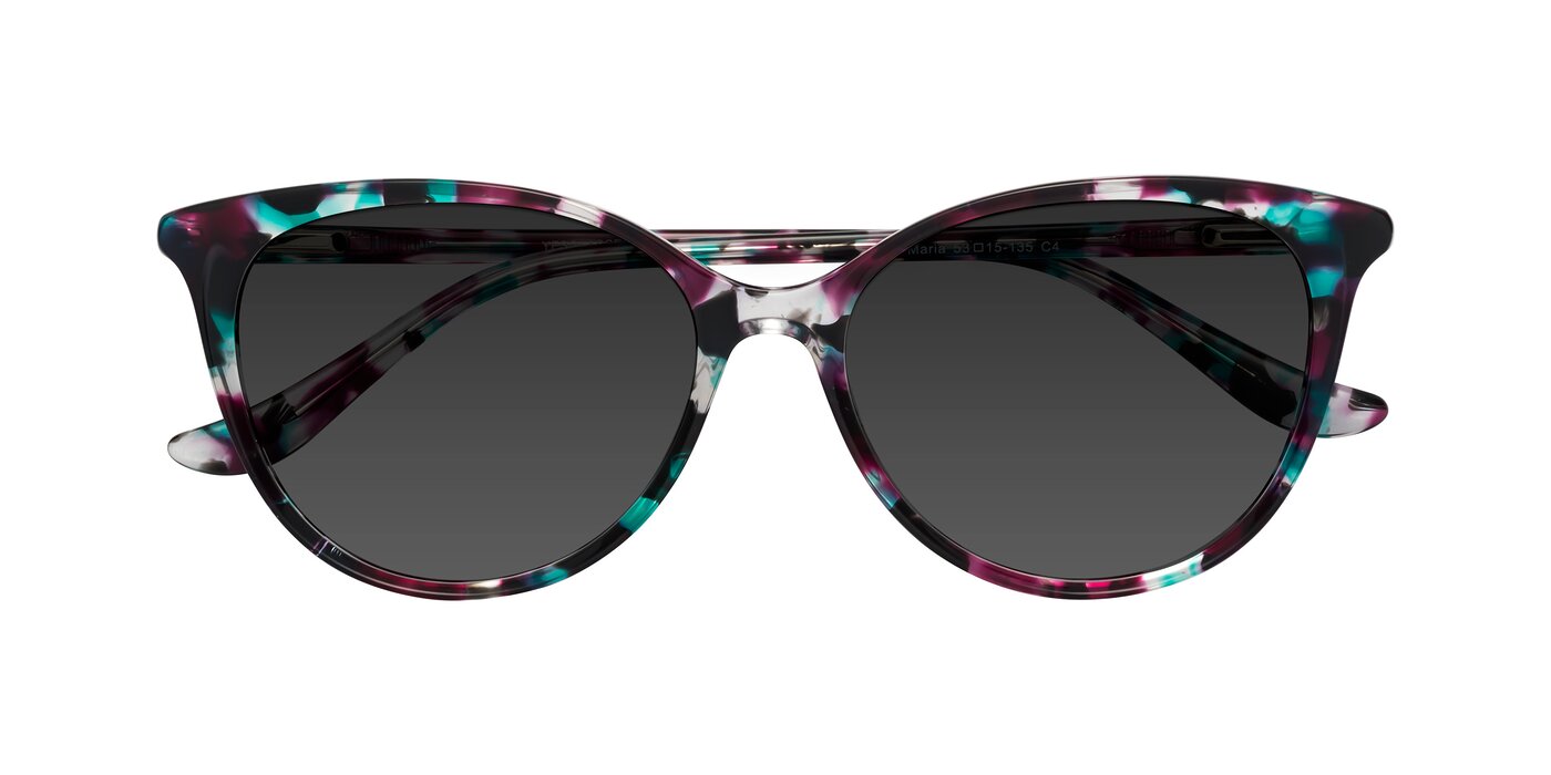 Maria - Floral Tortoise Tinted Sunglasses