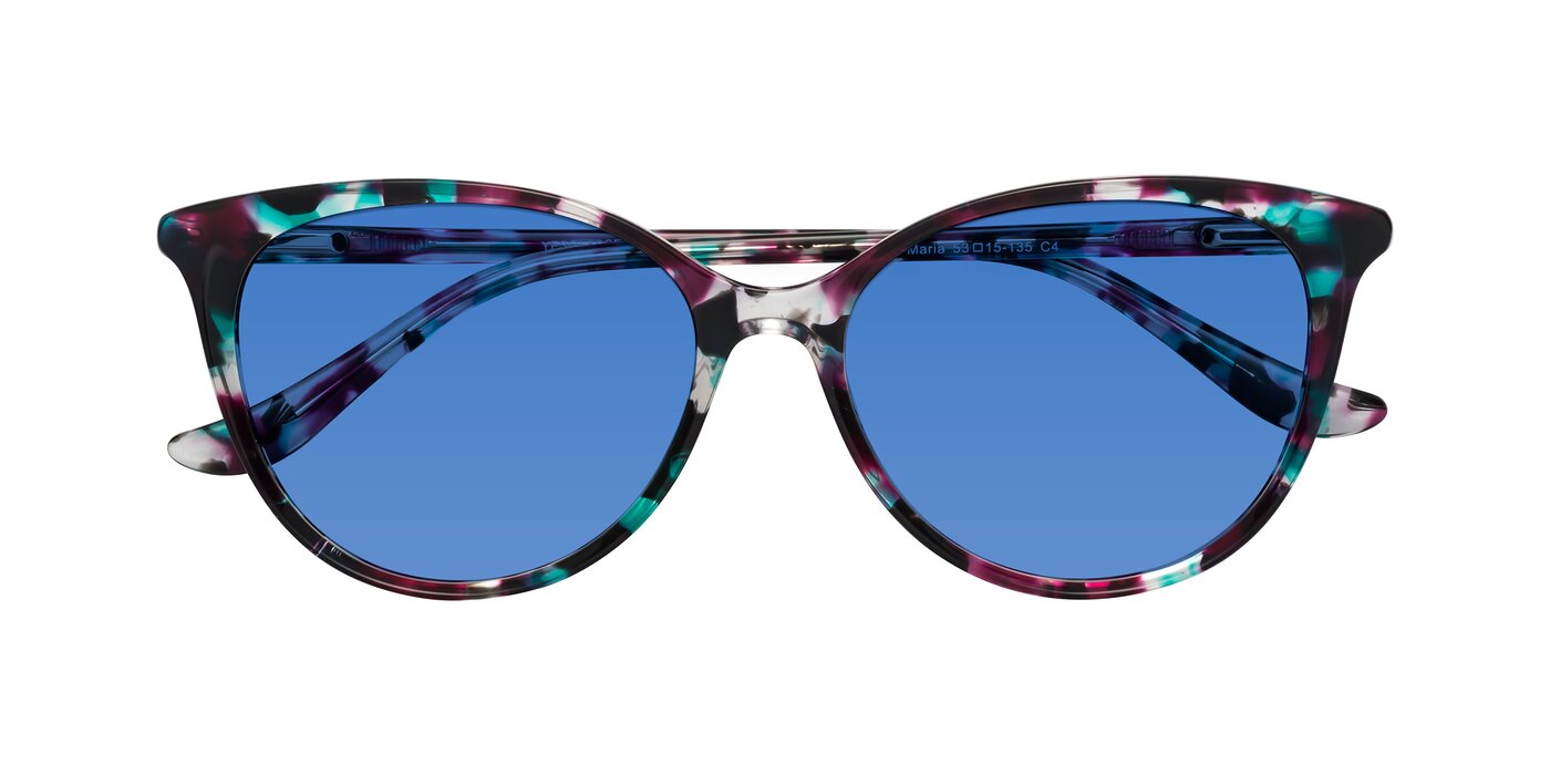Maria - Floral Tortoise Tinted Sunglasses