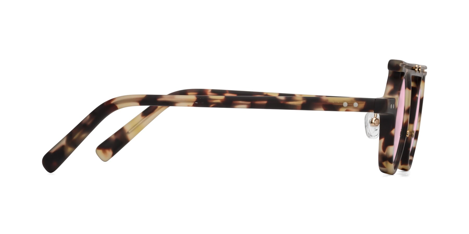 Side of Deer in Sandstorm Tortoise with Light Pink Tinted Lenses