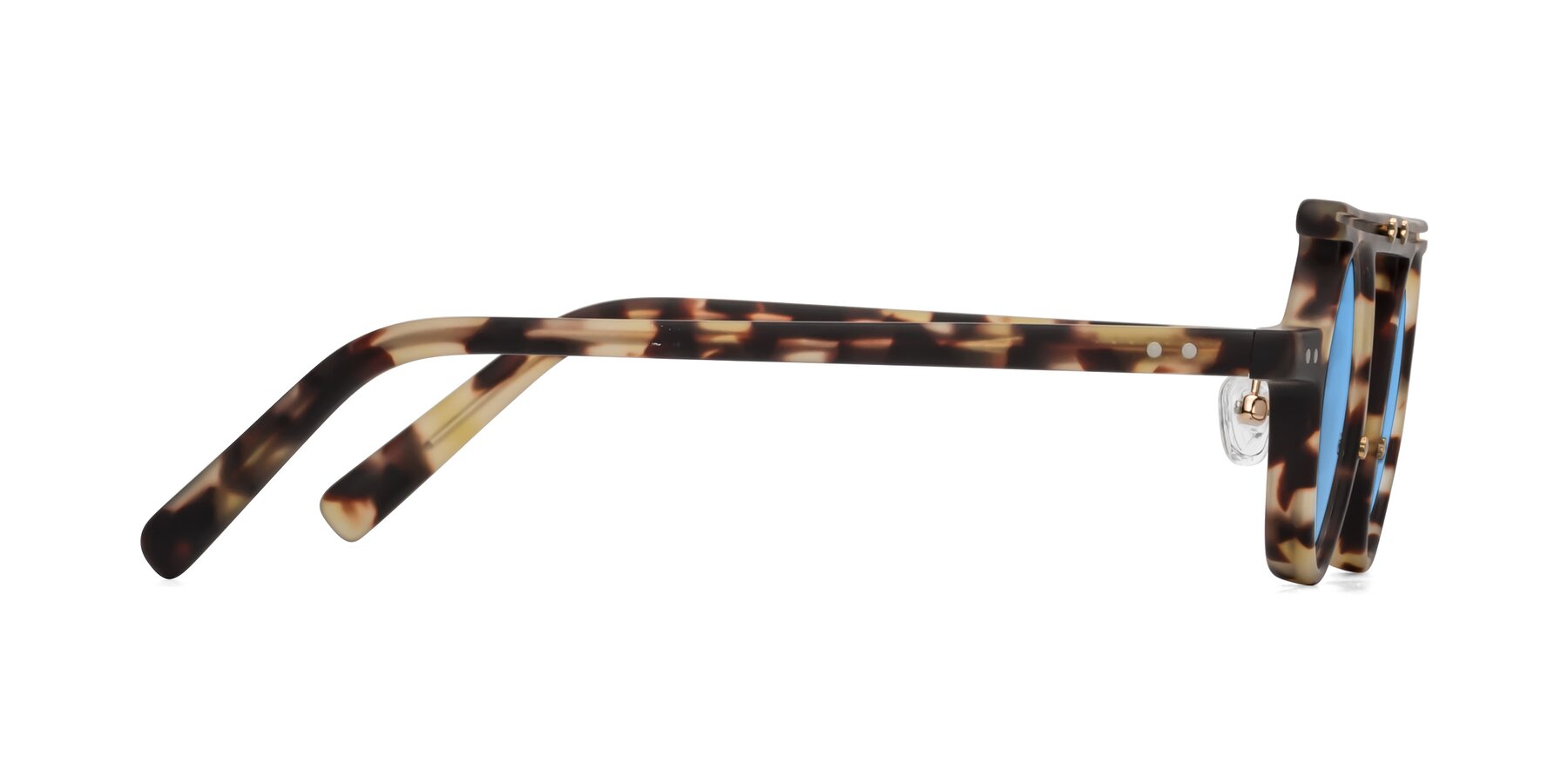 Side of Deer in Sandstorm Tortoise with Medium Blue Tinted Lenses