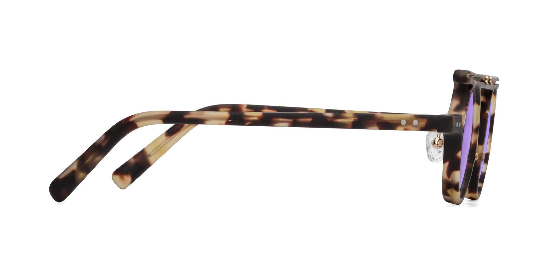 Side of Deer in Sandstorm Tortoise with Medium Purple Tinted Lenses