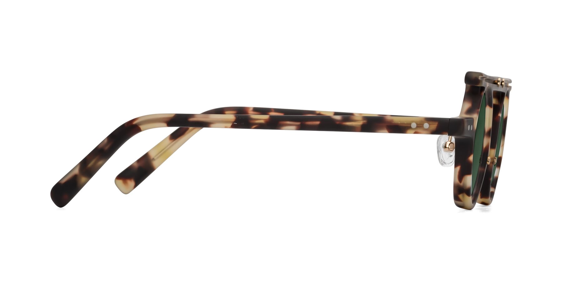 Side of Deer in Sandstorm Tortoise with Green Tinted Lenses