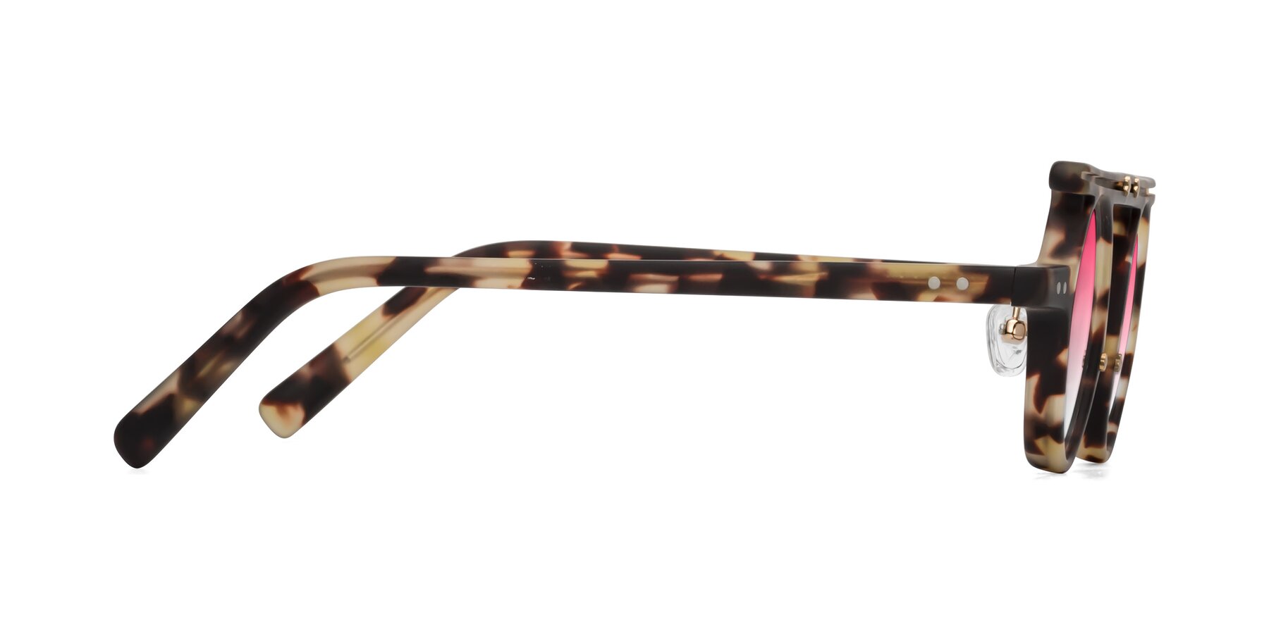 Side of Deer in Sandstorm Tortoise with Pink Gradient Lenses