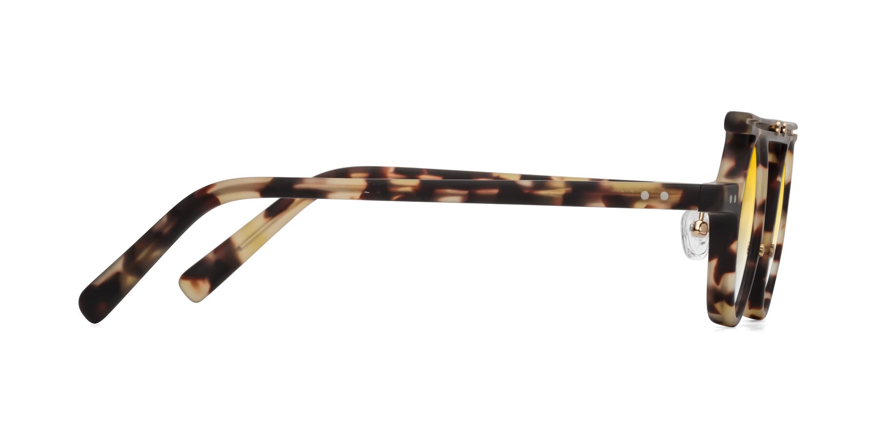 Side of Deer in Sandstorm Tortoise with Yellow Gradient Lenses