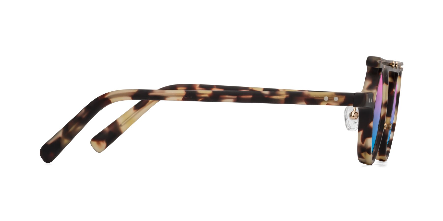 Side of Deer in Sandstorm Tortoise with Pink / Blue Gradient Lenses