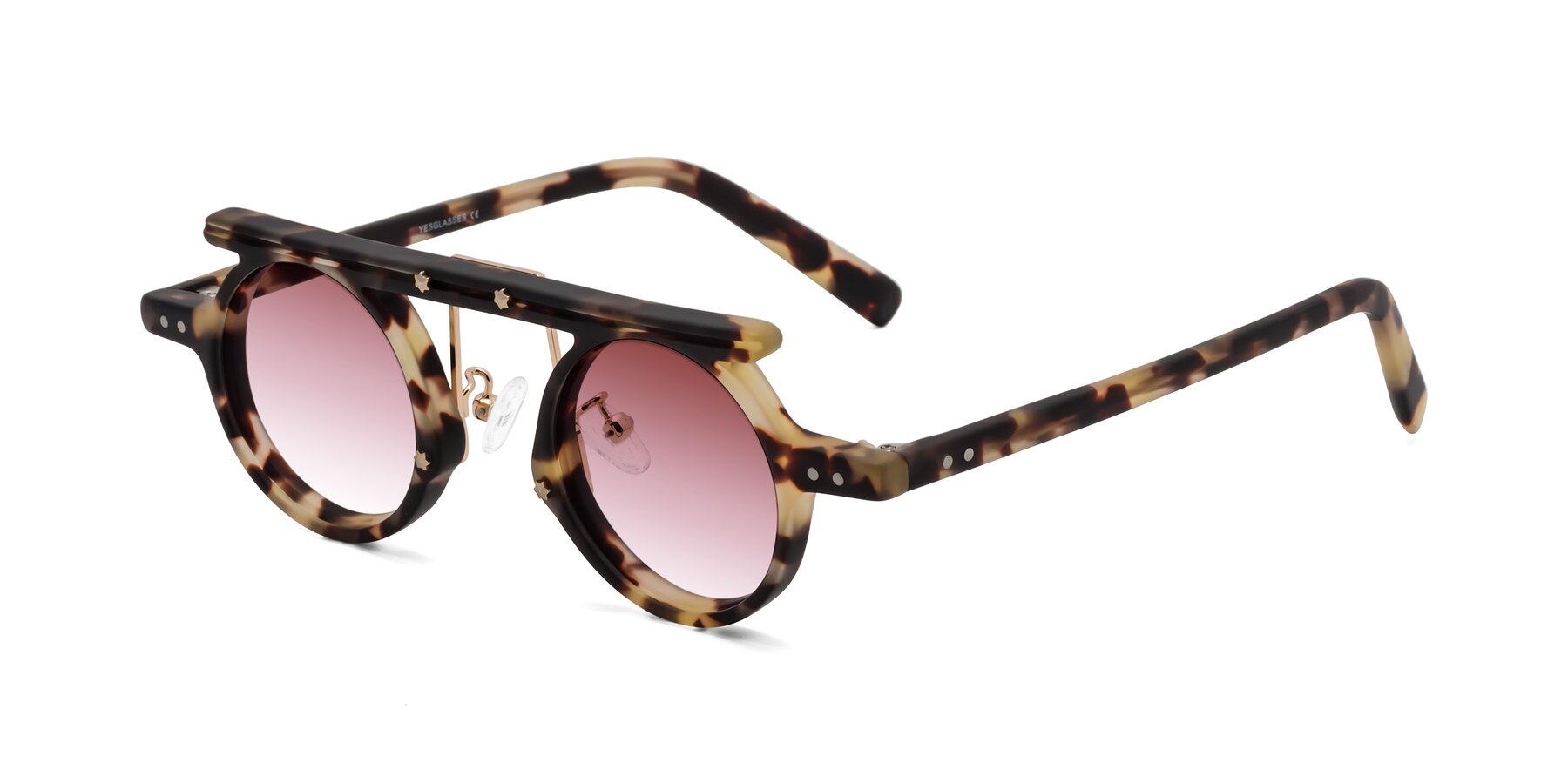 Angle of Deer in Sandstorm Tortoise with Garnet Gradient Lenses