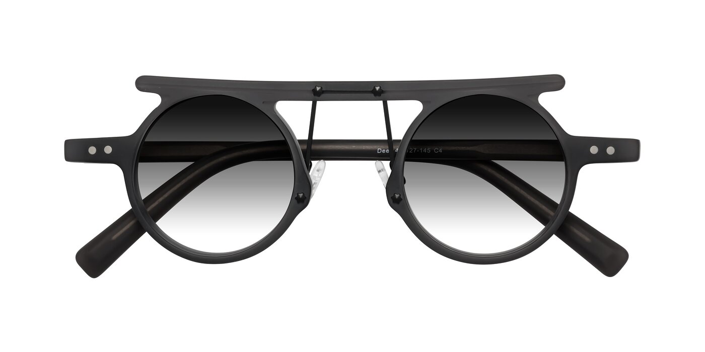 Deer - Matte Gray Gradient Sunglasses