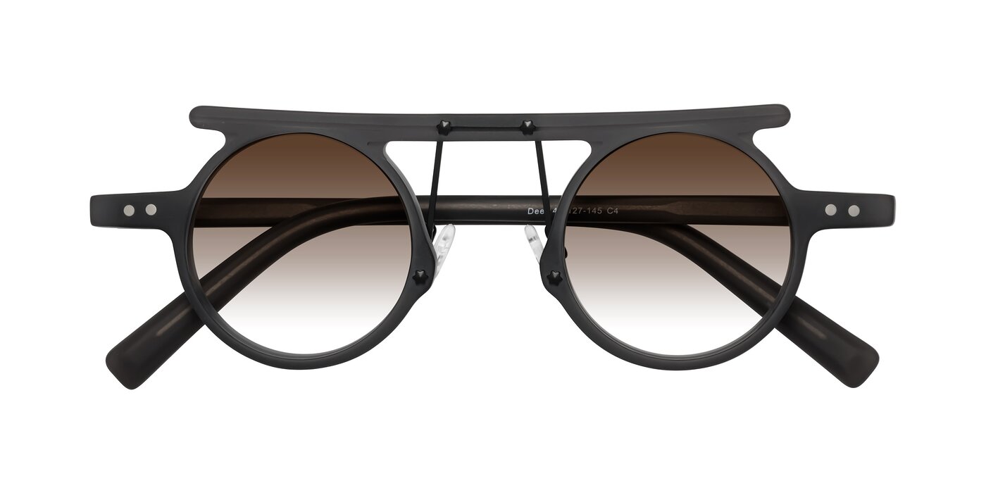 Deer - Matte Gray Gradient Sunglasses
