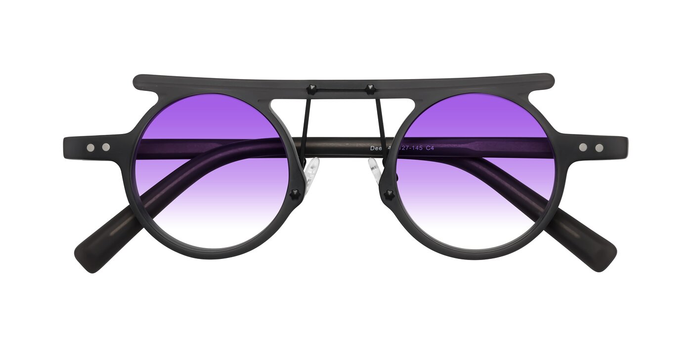 Deer - Matte Gray Gradient Sunglasses