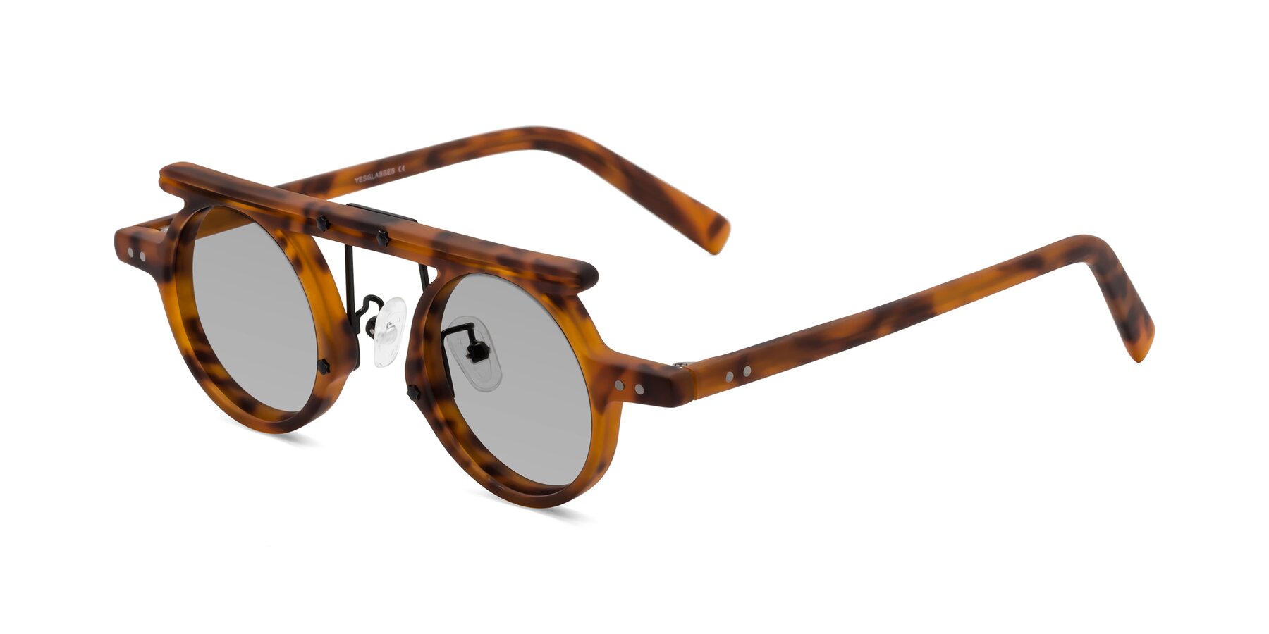 Angle of Deer in Lava Tortoise with Light Gray Tinted Lenses