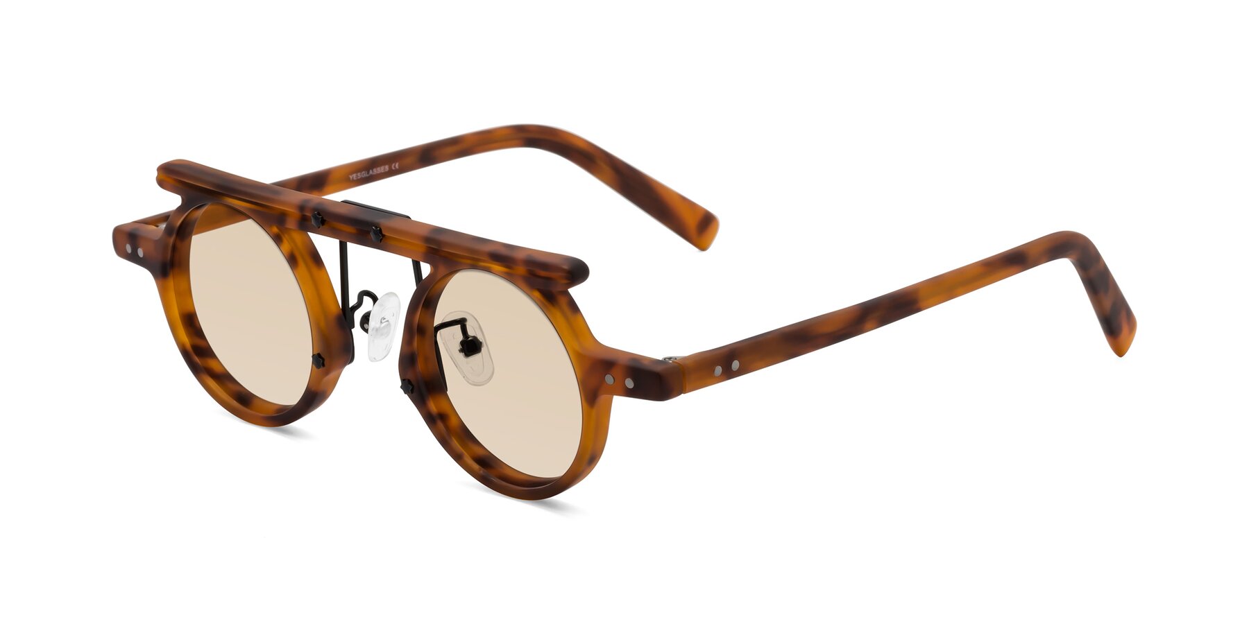 Angle of Deer in Lava Tortoise with Light Brown Tinted Lenses