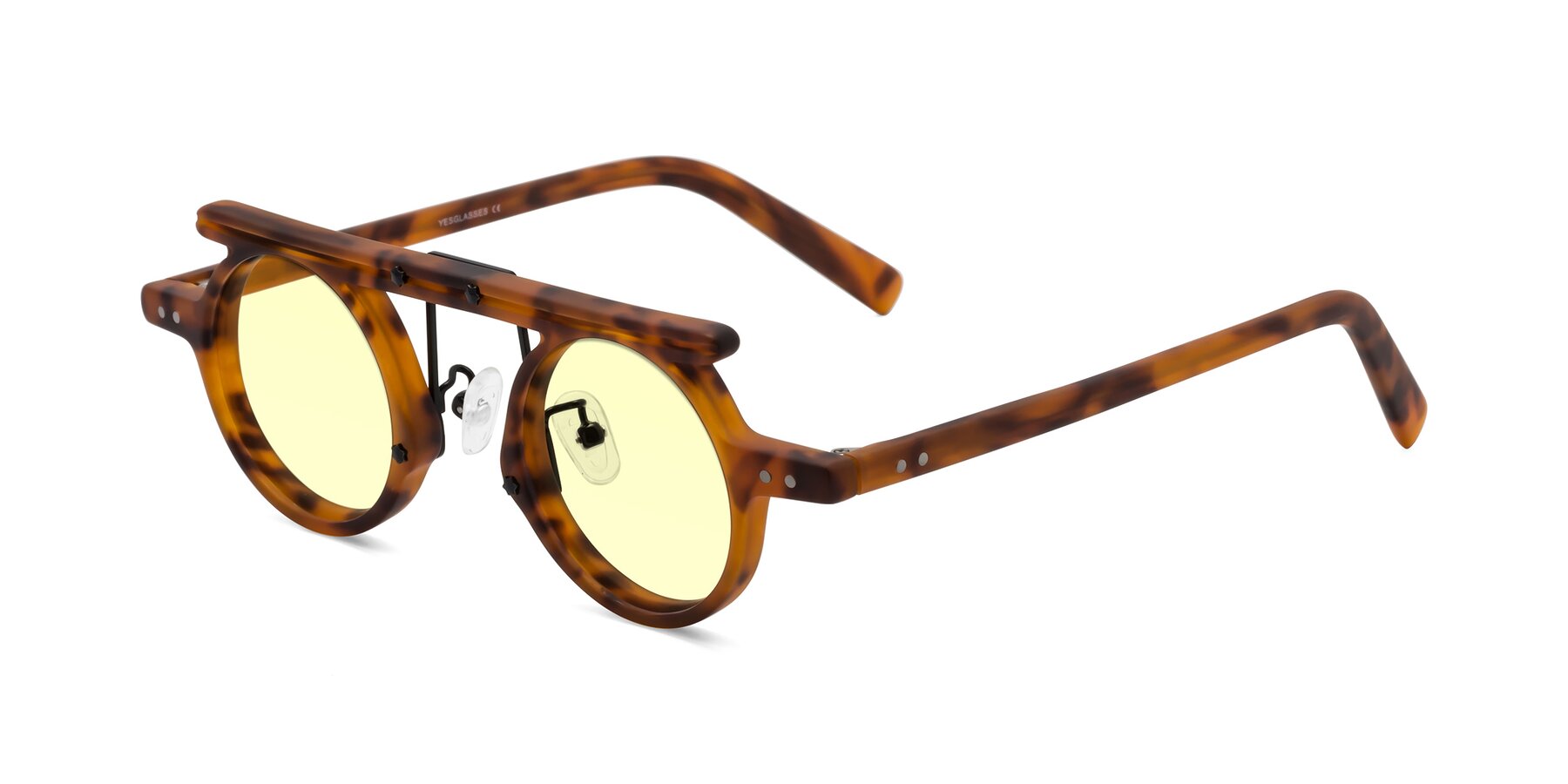 Angle of Deer in Lava Tortoise with Light Yellow Tinted Lenses