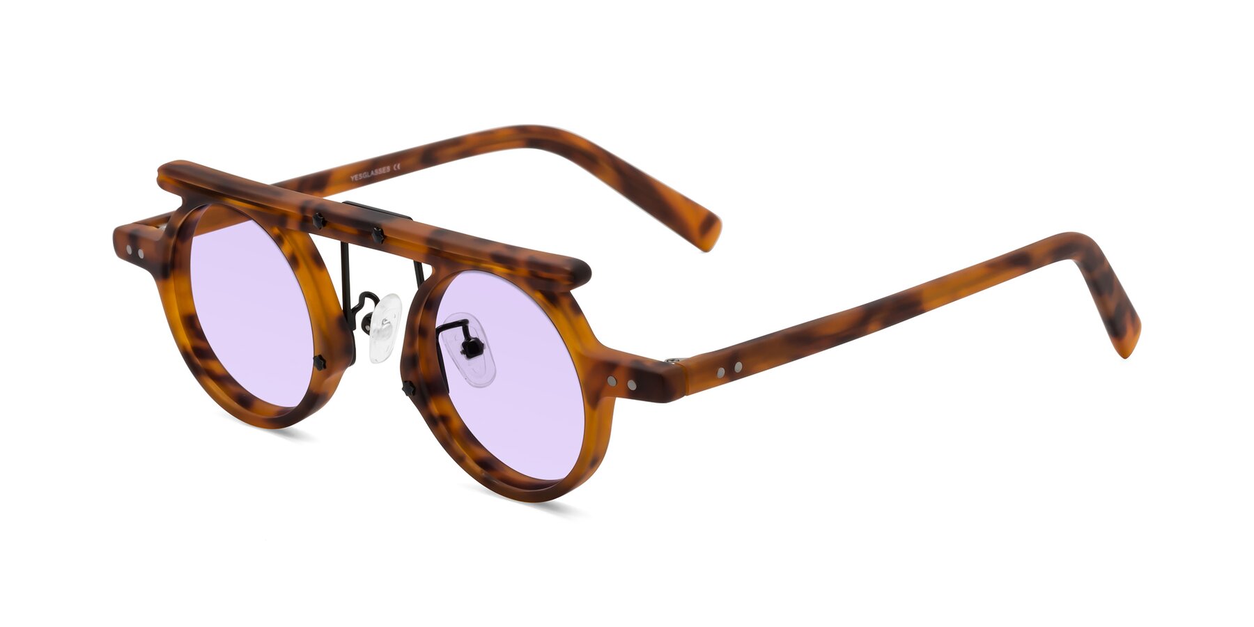 Angle of Deer in Lava Tortoise with Light Purple Tinted Lenses