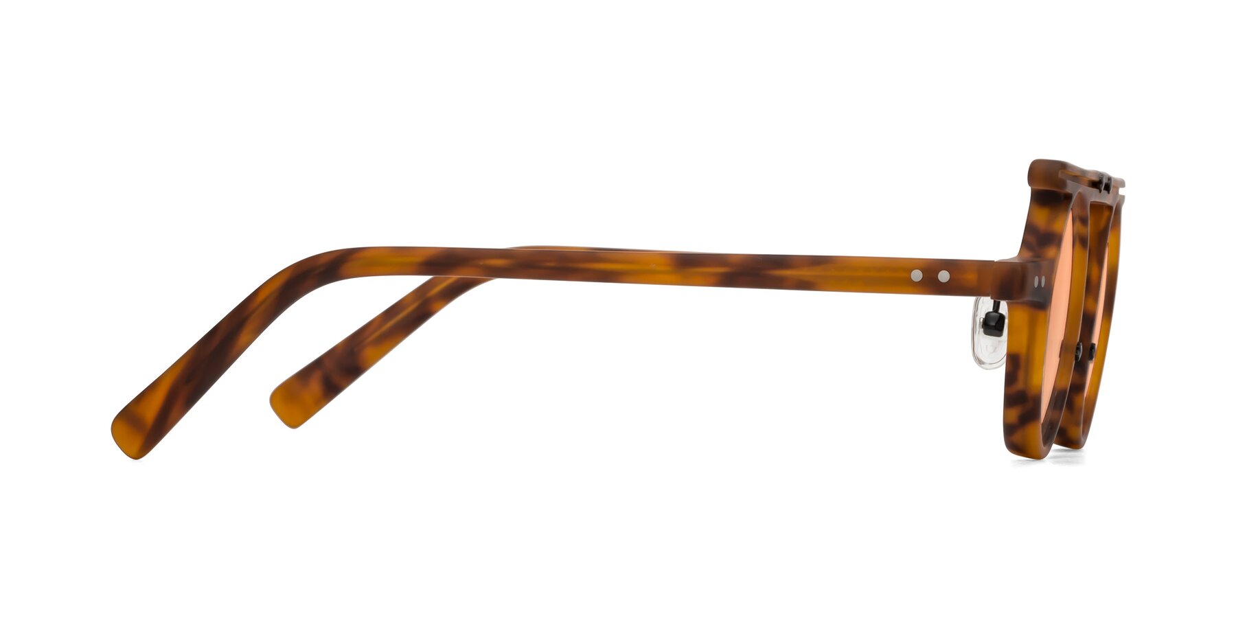 Side of Deer in Lava Tortoise with Light Orange Tinted Lenses