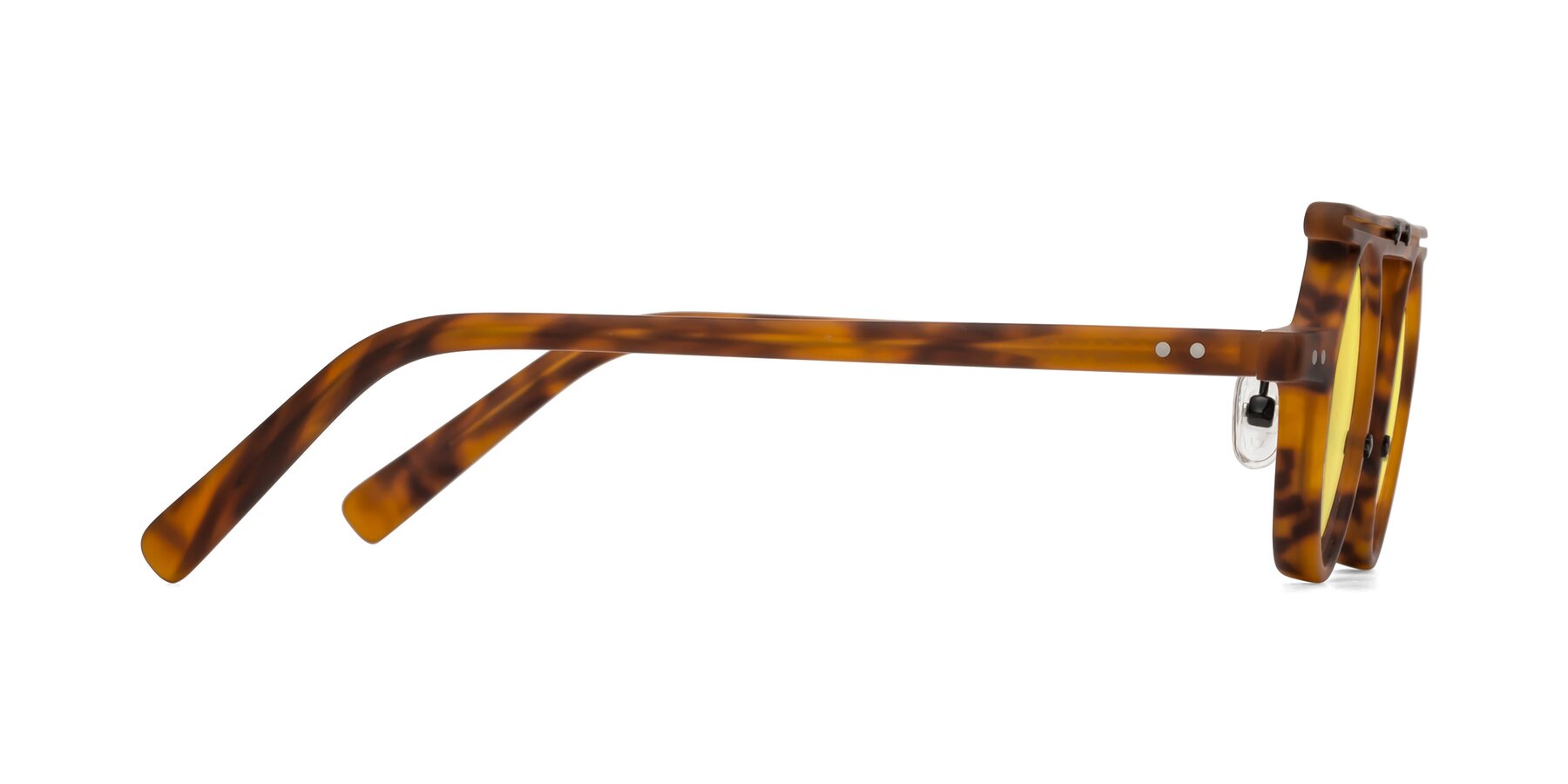 Side of Deer in Lava Tortoise with Medium Yellow Tinted Lenses