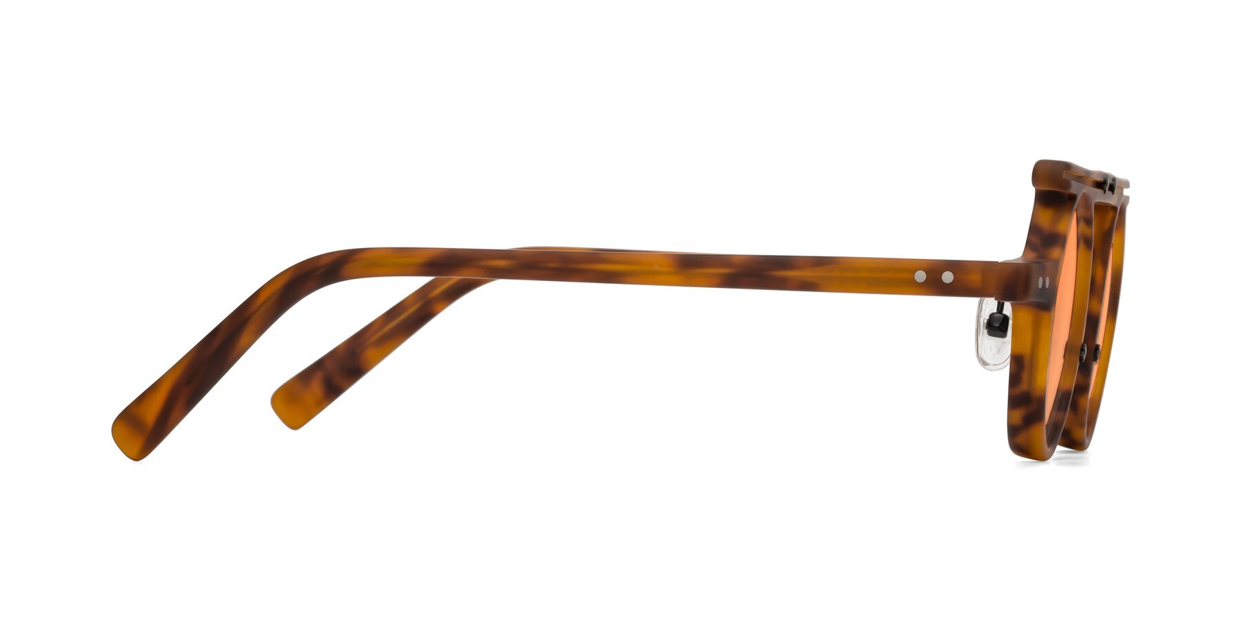 Side of Deer in Lava Tortoise with Medium Orange Tinted Lenses