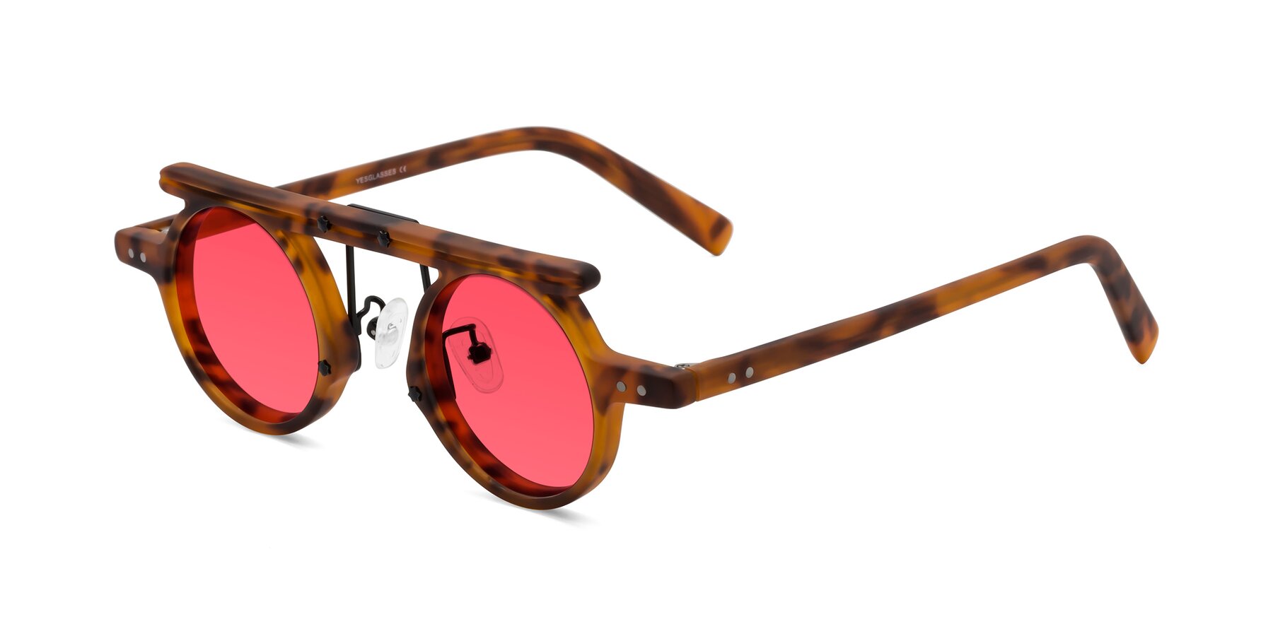 Angle of Deer in Lava Tortoise with Red Tinted Lenses