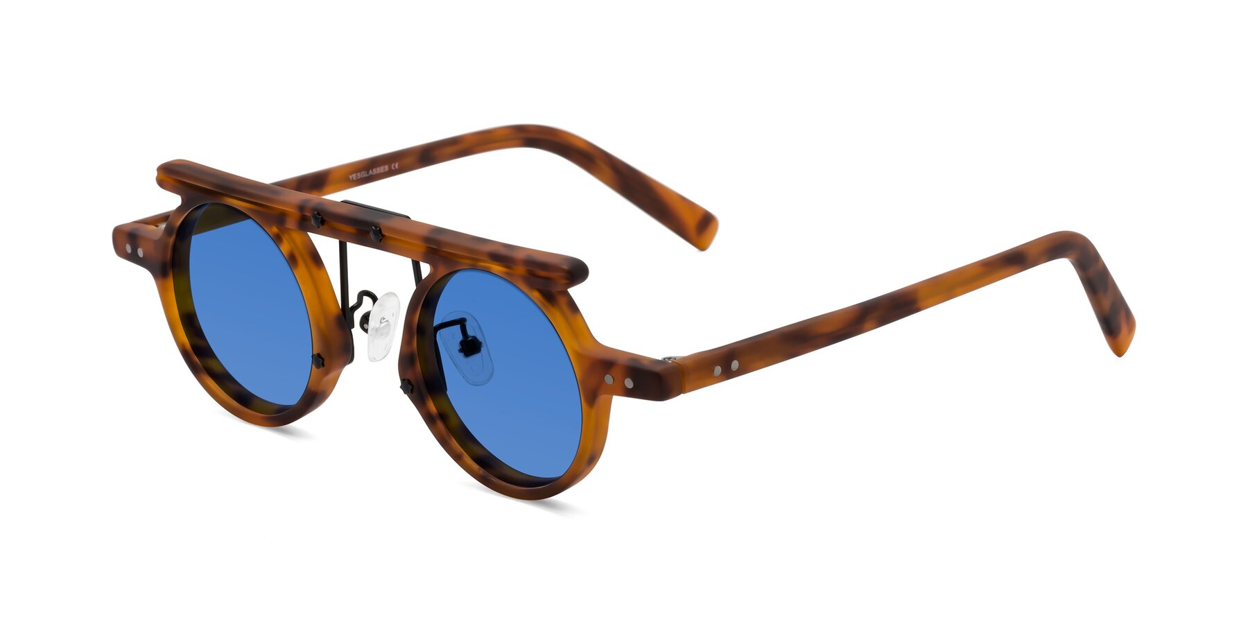 Angle of Deer in Lava Tortoise with Blue Tinted Lenses