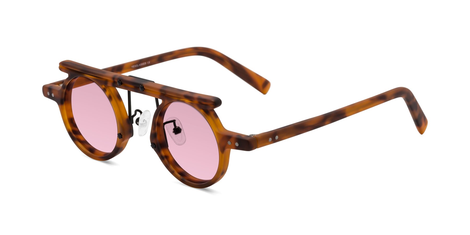 Angle of Deer in Lava Tortoise with Light Wine Tinted Lenses