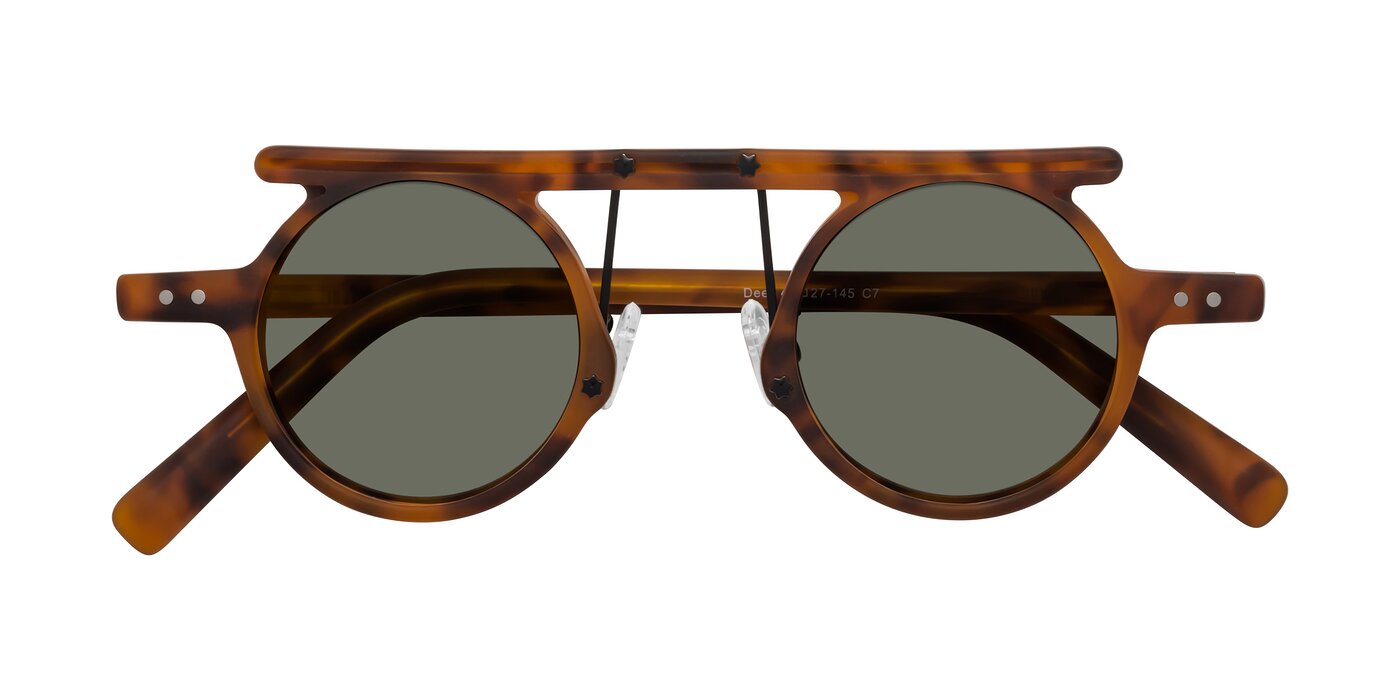 Deer - Lava Tortoise Polarized Sunglasses