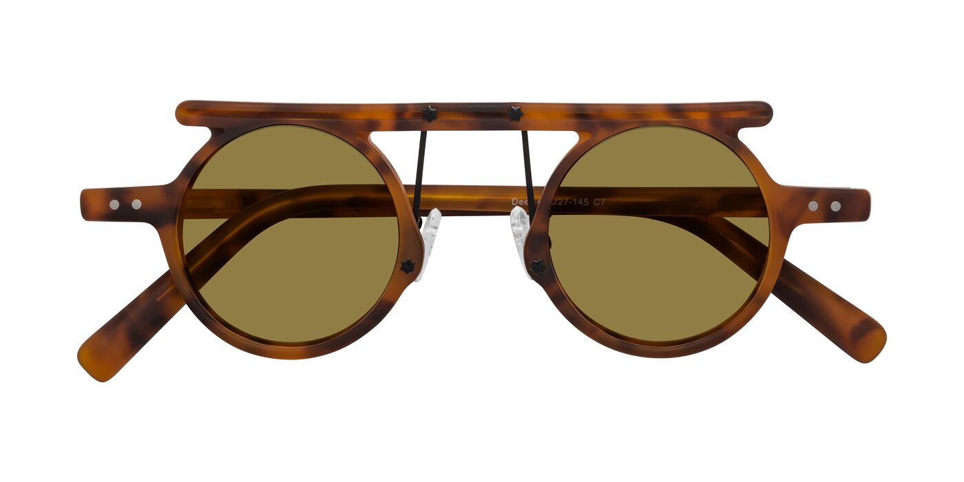 Deer - Lava Tortoise Polarized Sunglasses