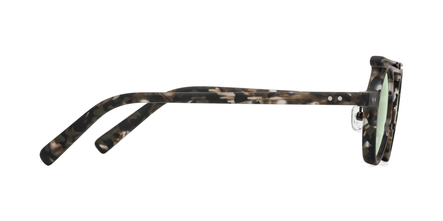 Side of Deer in Granite Tortoise with Light Green Tinted Lenses