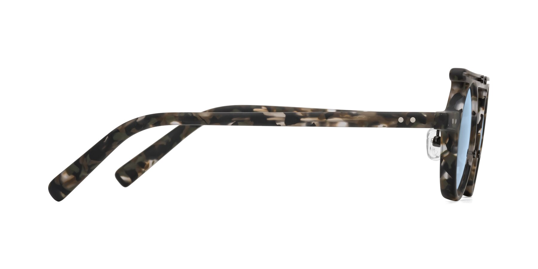 Side of Deer in Granite Tortoise with Light Blue Tinted Lenses