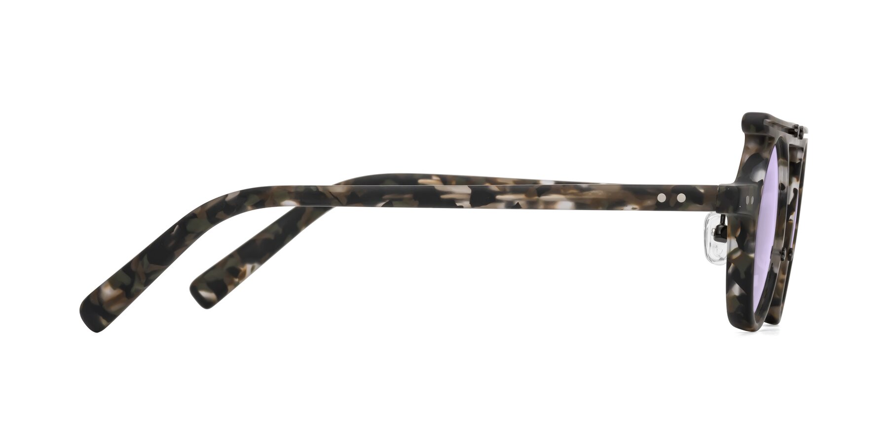 Side of Deer in Granite Tortoise with Light Purple Tinted Lenses