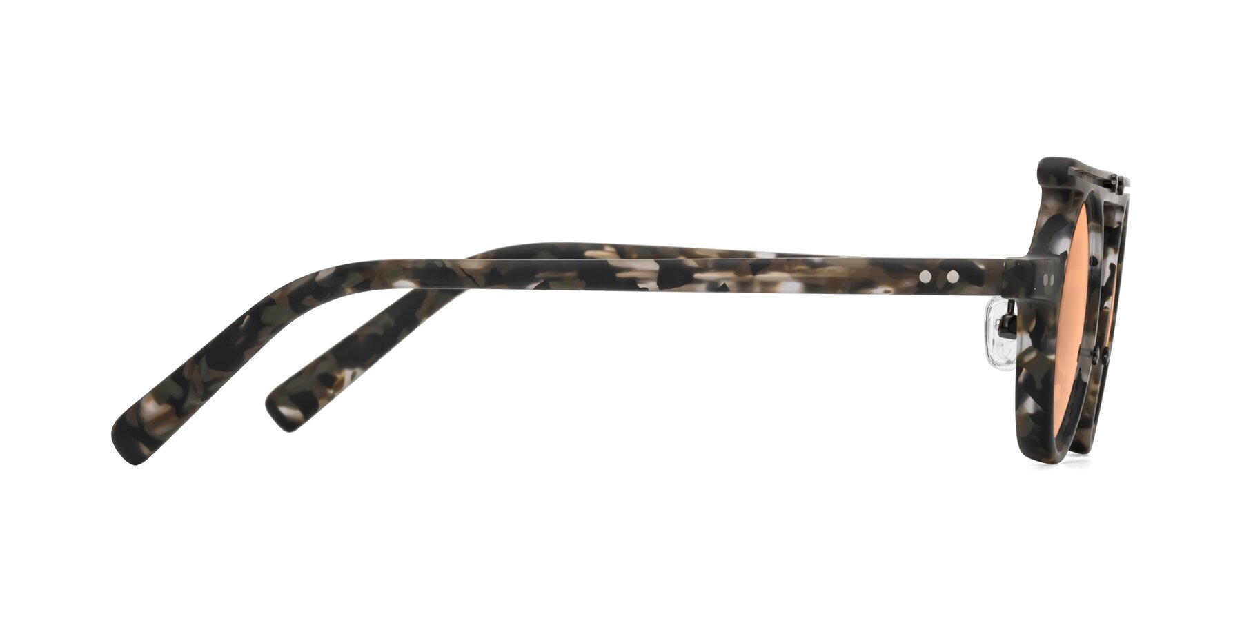 Side of Deer in Granite Tortoise with Light Orange Tinted Lenses