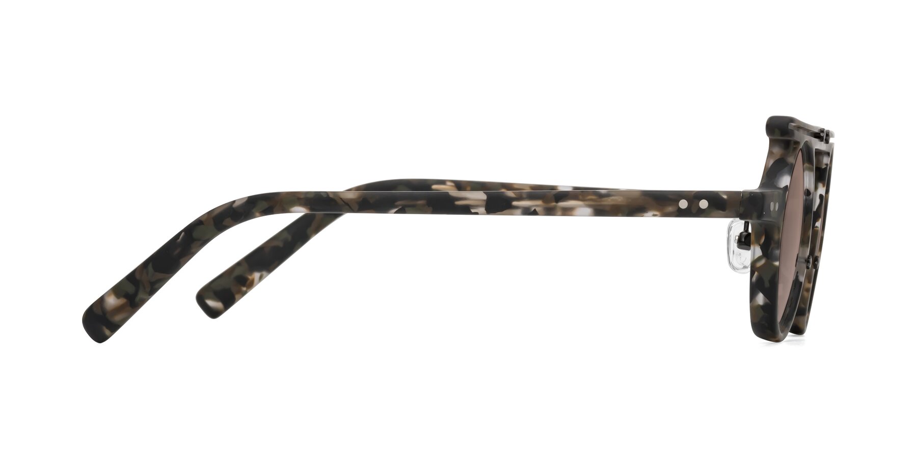 Side of Deer in Granite Tortoise with Medium Brown Tinted Lenses