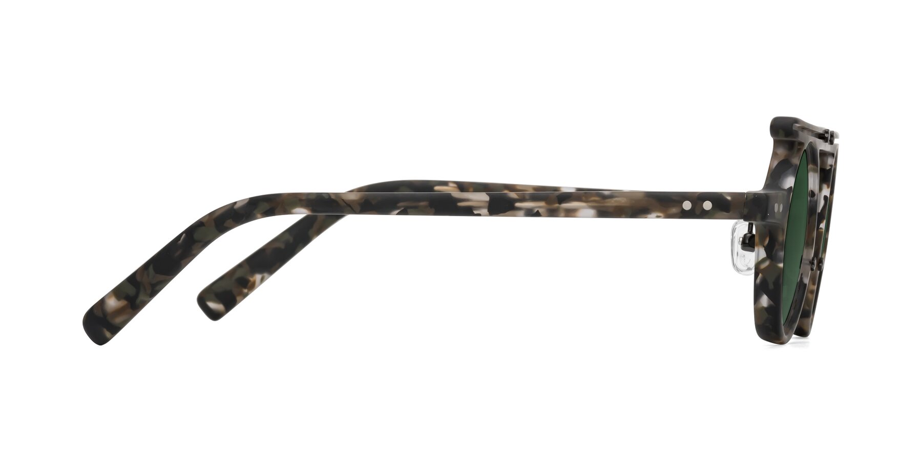 Side of Deer in Granite Tortoise with Green Tinted Lenses