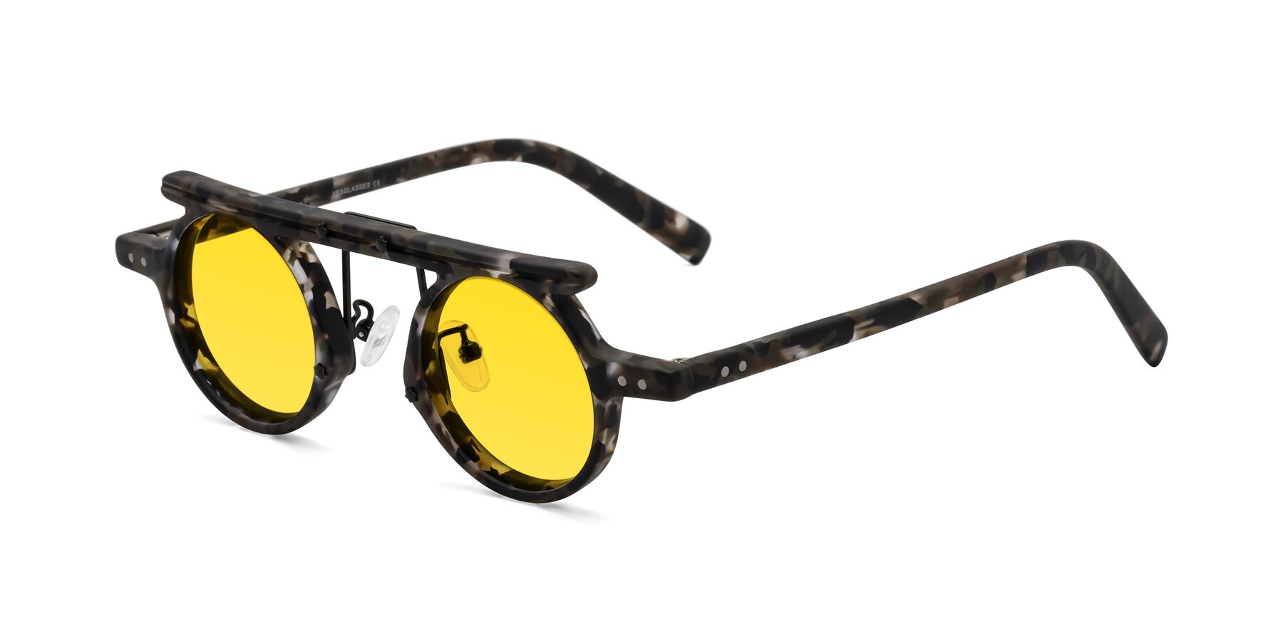 Angle of Deer in Granite Tortoise with Yellow Tinted Lenses