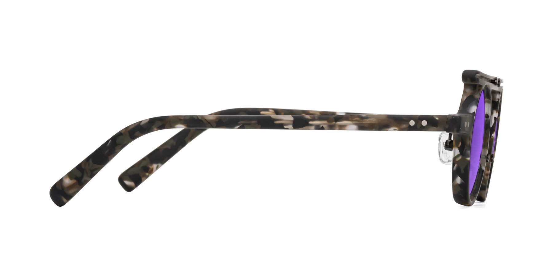 Side of Deer in Granite Tortoise with Purple Tinted Lenses