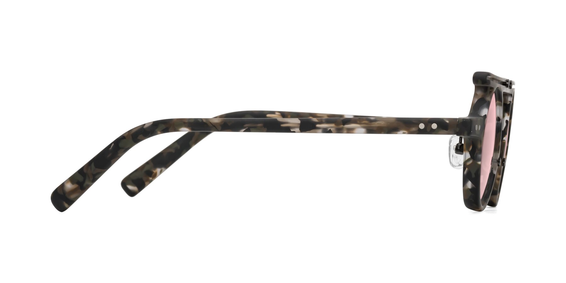 Side of Deer in Granite Tortoise with Light Garnet Tinted Lenses