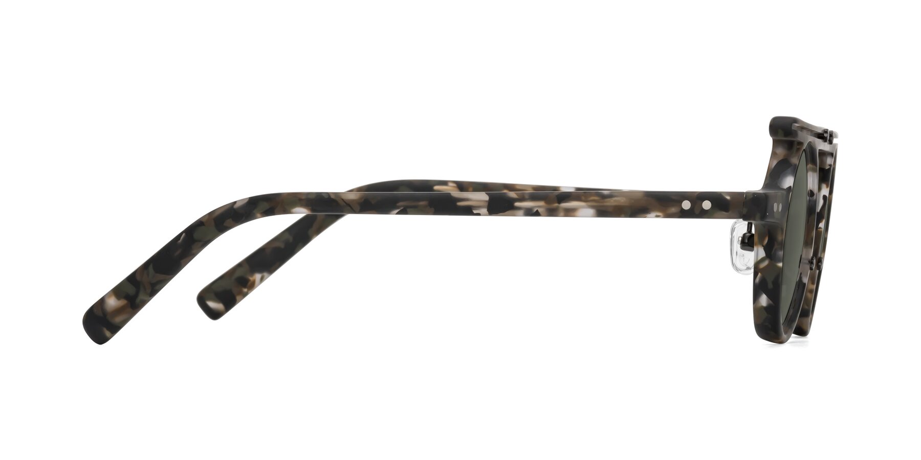 Side of Deer in Granite Tortoise with Gray Polarized Lenses