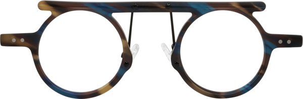 Nightfall Tortoise Geek-Chic Acetate Round Blue Light Glasses - Deer
