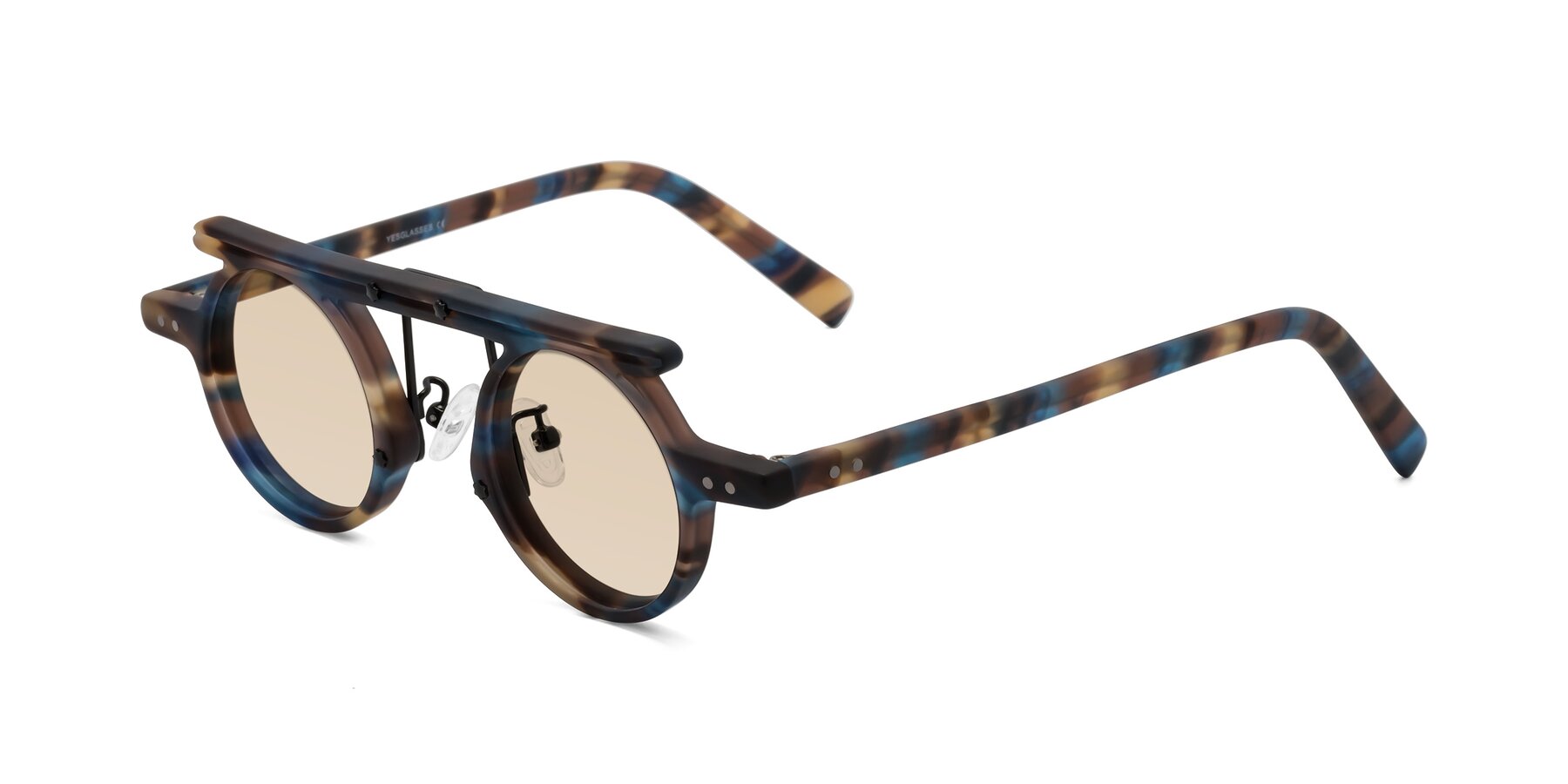 Angle of Deer in Nightfall Tortoise with Light Brown Tinted Lenses