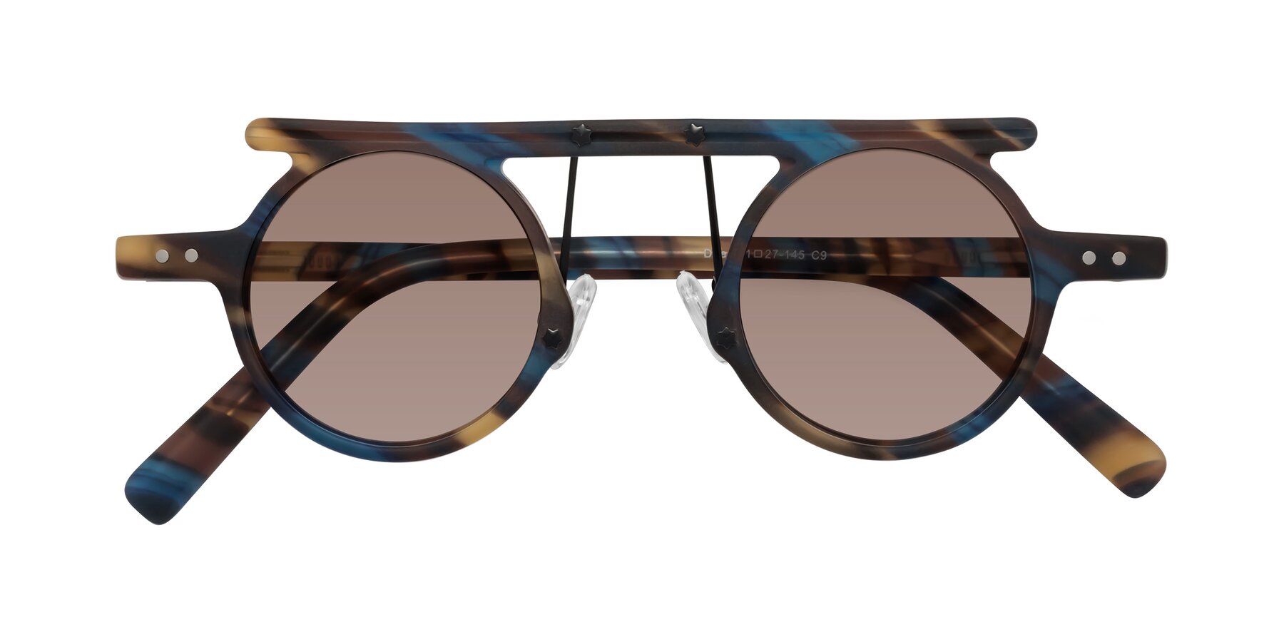 Folded Front of Deer in Nightfall Tortoise with Medium Brown Tinted Lenses