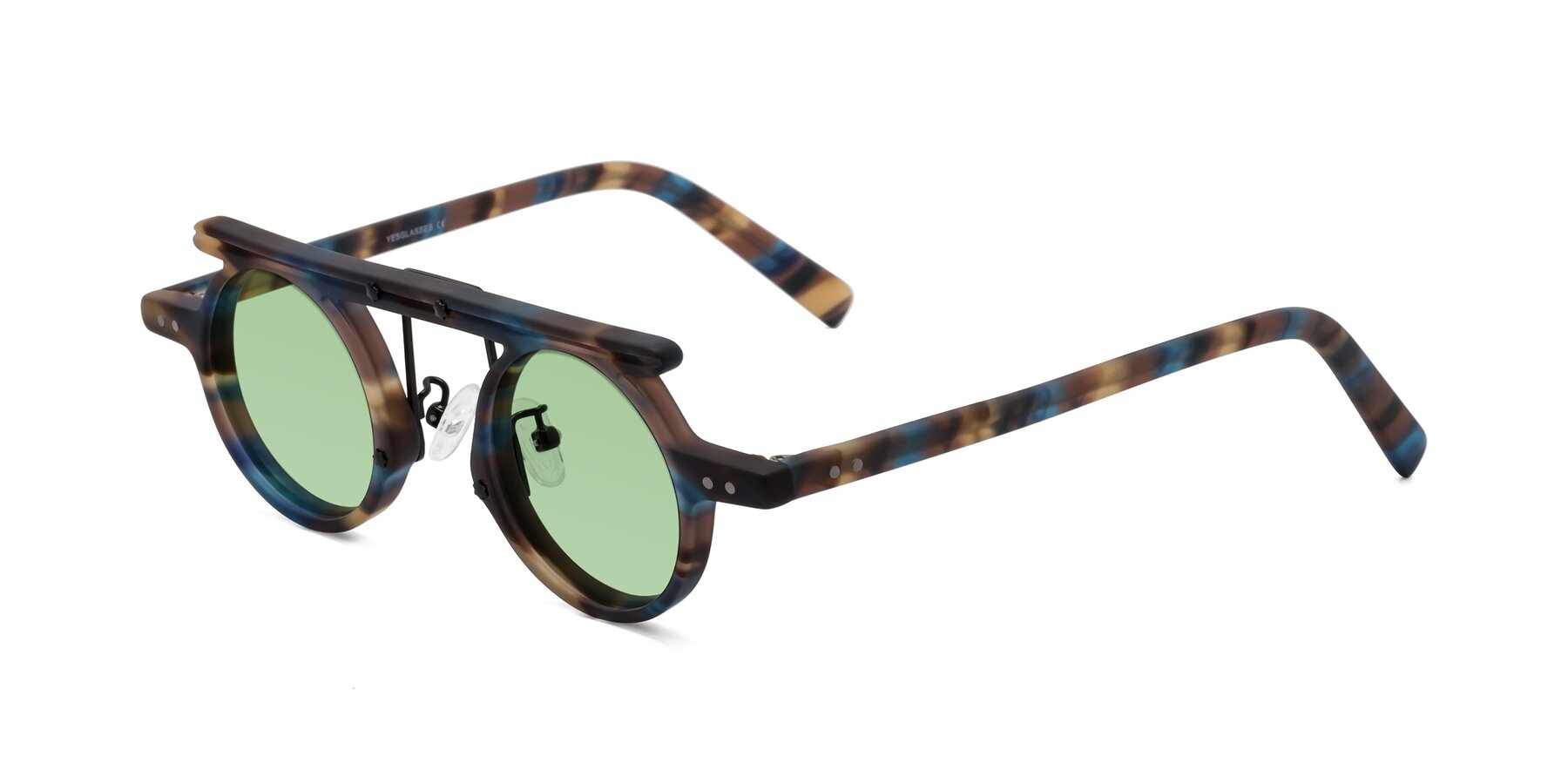 Angle of Deer in Nightfall Tortoise with Medium Green Tinted Lenses