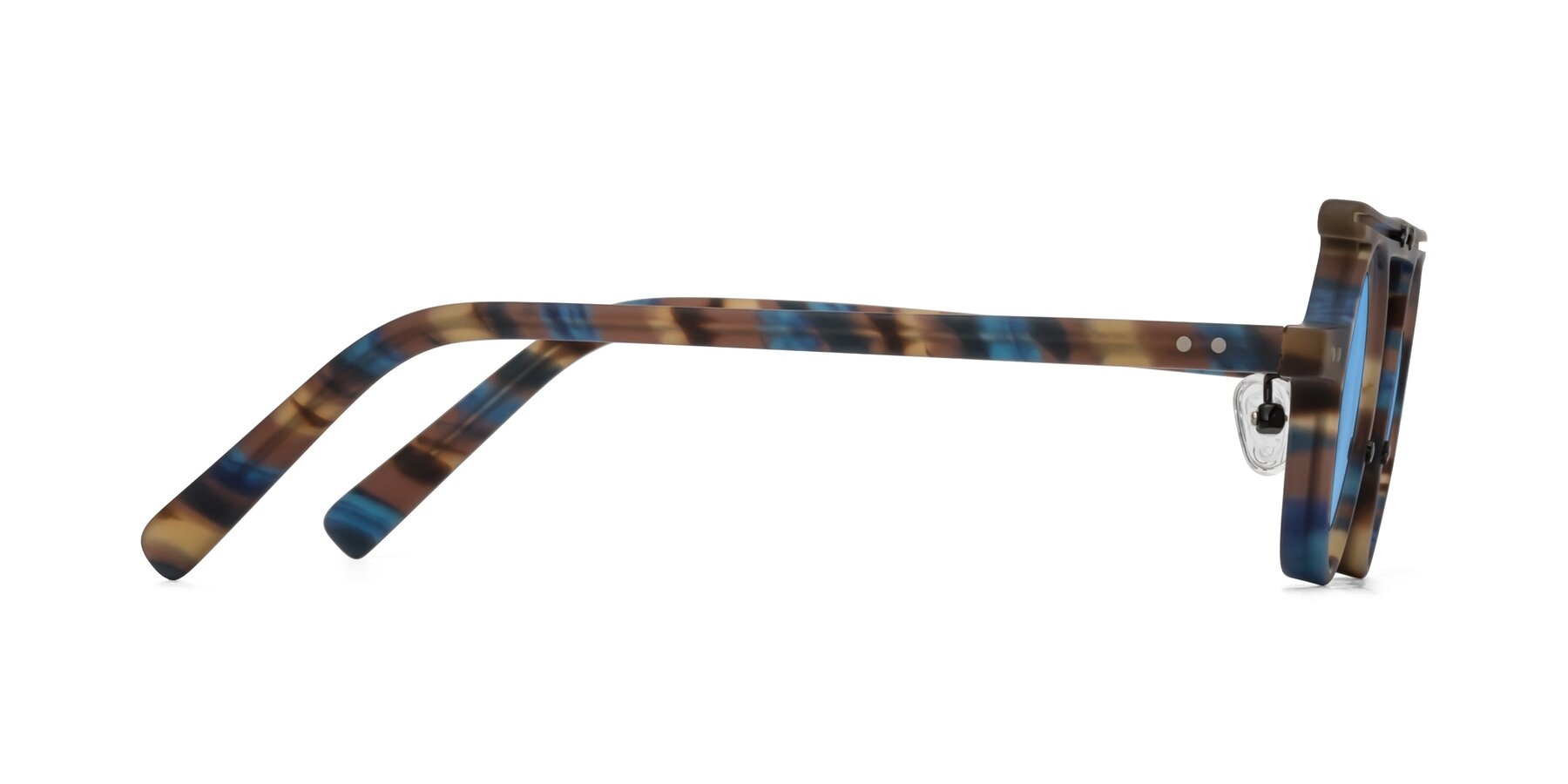 Side of Deer in Nightfall Tortoise with Medium Blue Tinted Lenses