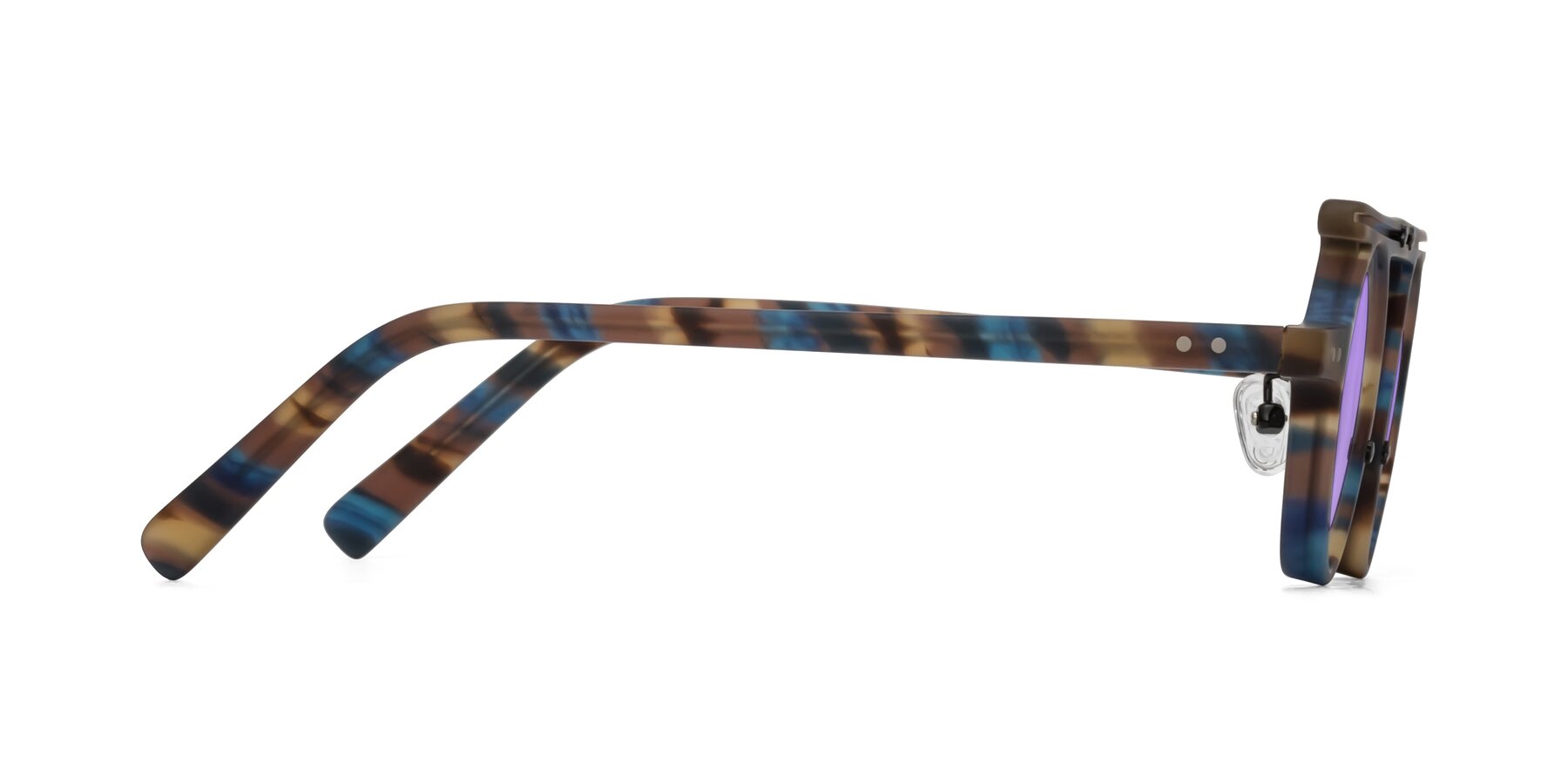 Side of Deer in Nightfall Tortoise with Medium Purple Tinted Lenses