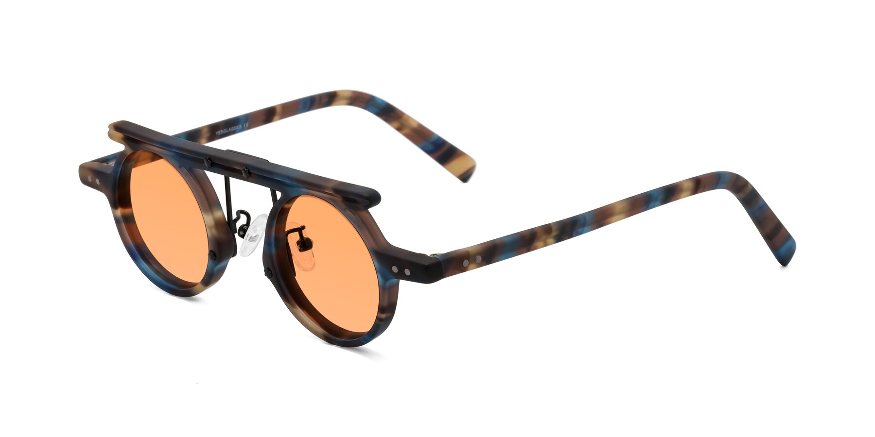 Angle of Deer in Nightfall Tortoise with Medium Orange Tinted Lenses