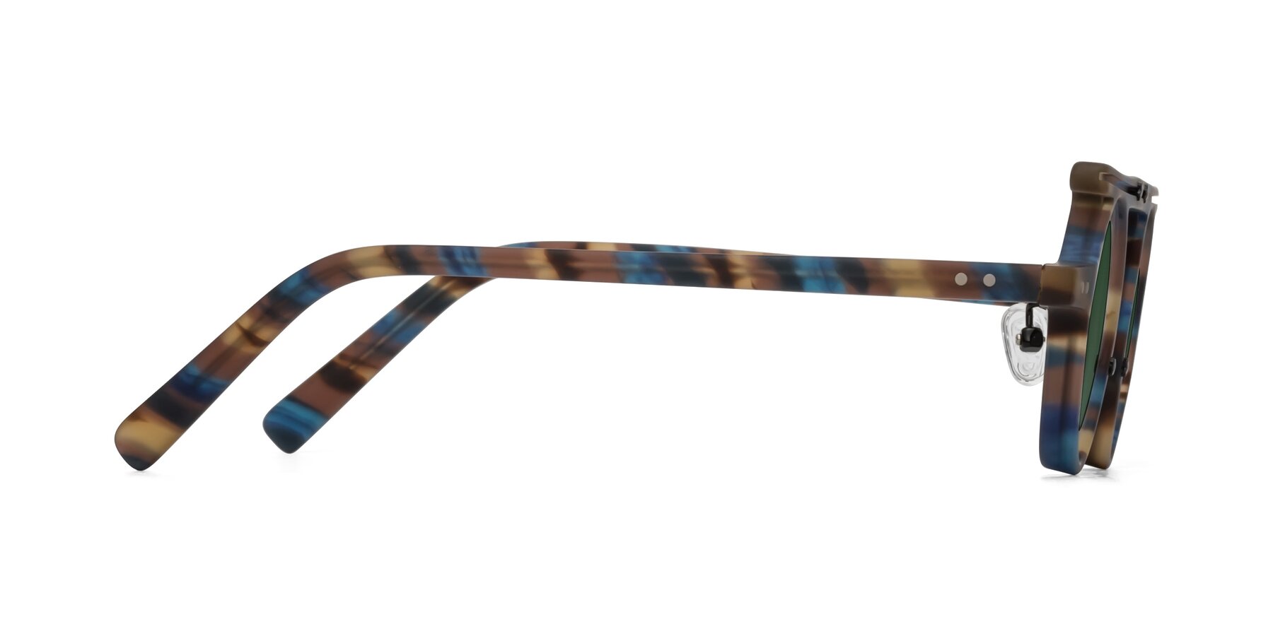 Side of Deer in Nightfall Tortoise with Green Tinted Lenses