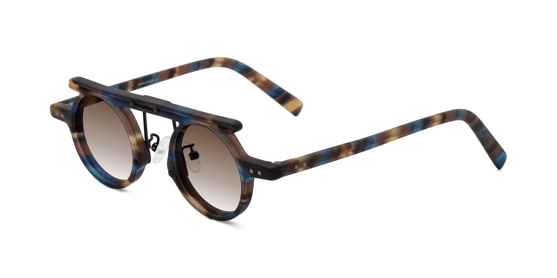 Angle of Deer in Nightfall Tortoise with Brown Gradient Lenses