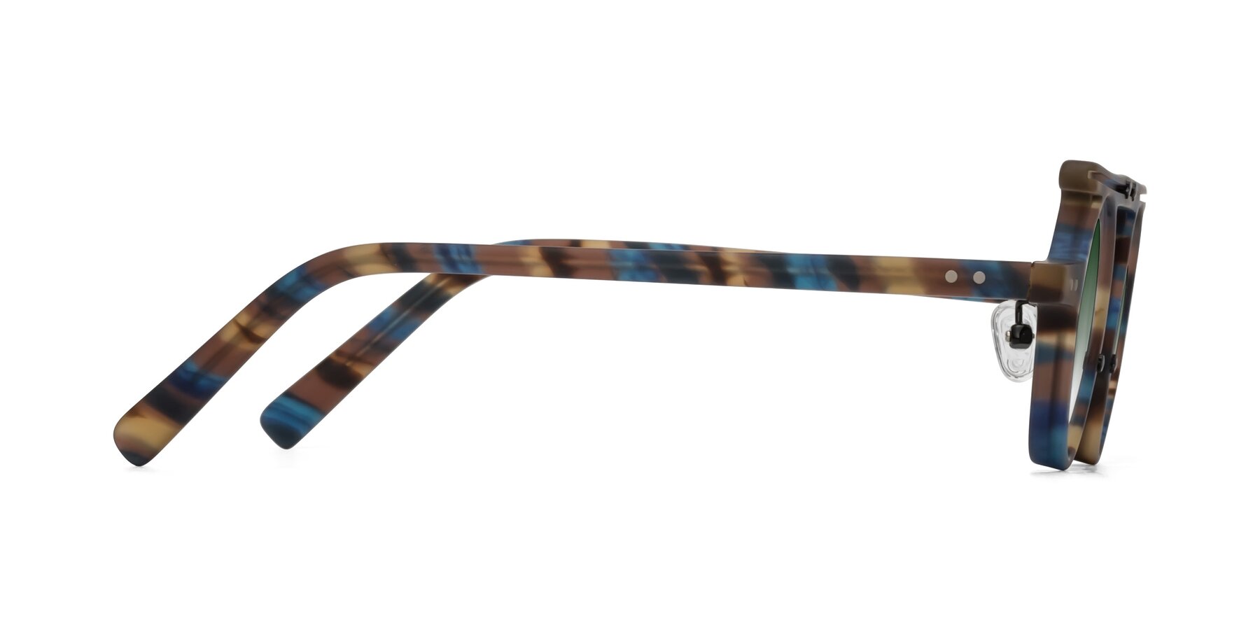 Side of Deer in Nightfall Tortoise with Green Gradient Lenses